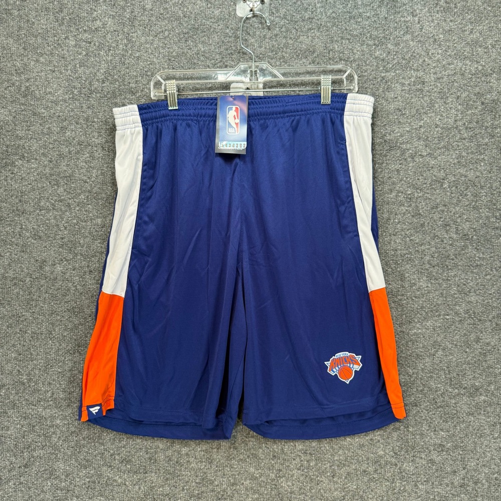 NY Knicks Basketball Shorts Mens 2XL Blue New York Knicks NBA Fanatics Gym NEW